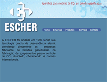 Tablet Screenshot of escher.com.br